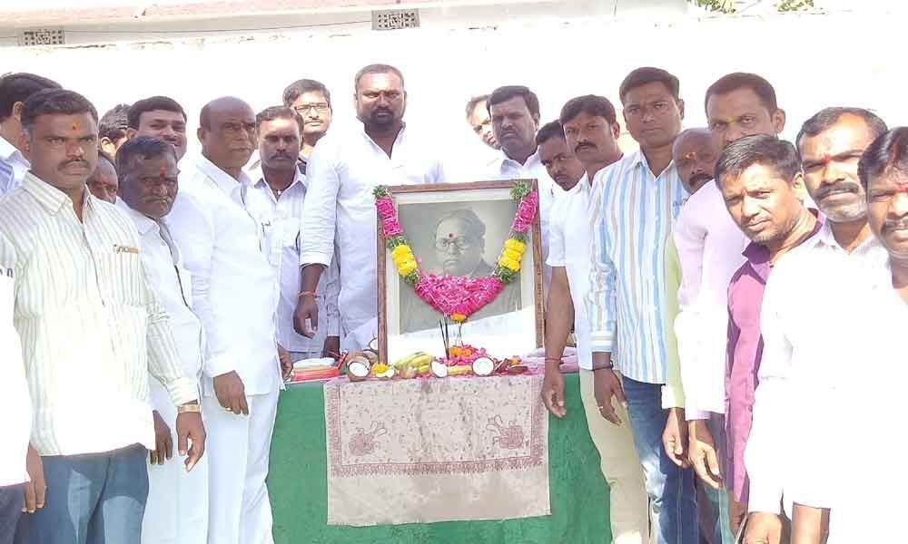 Mala Sankshema Sangham celebrates birth anniversary of Ambedkar