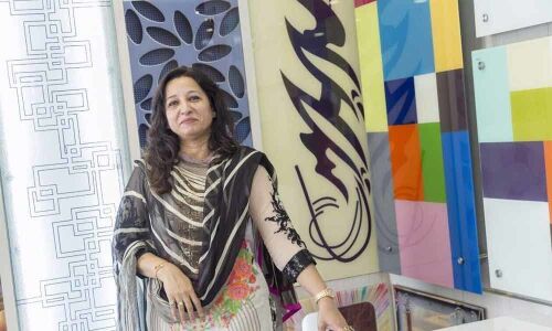 Taking glass art to a new high