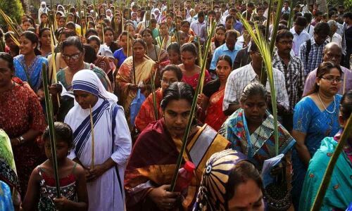 Special prayers held on Palm Sunday