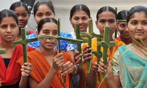 Christians celebrate Palm Sunday