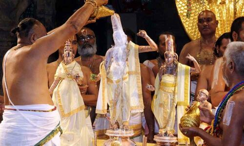Tirumala basks in festive spirit
