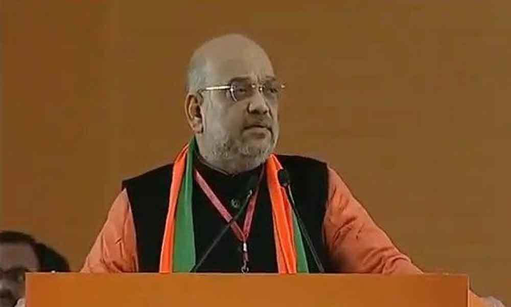 Amit Shah bursts out against Rahul Gandhi and Azam Khan