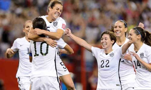 Women footballers find the world is finally watching