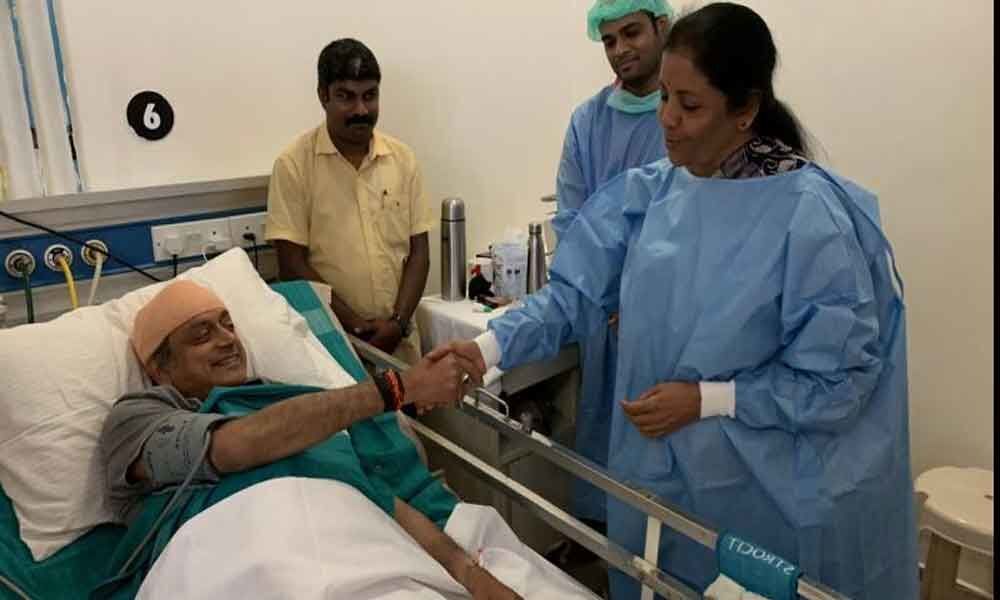 Civility a rare virtue in politics: Tharoor after Sitharaman visits him in hospital