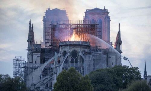 Worst had avoided, vows to rebuild: Macron on Notre-Dame Cathedral fire