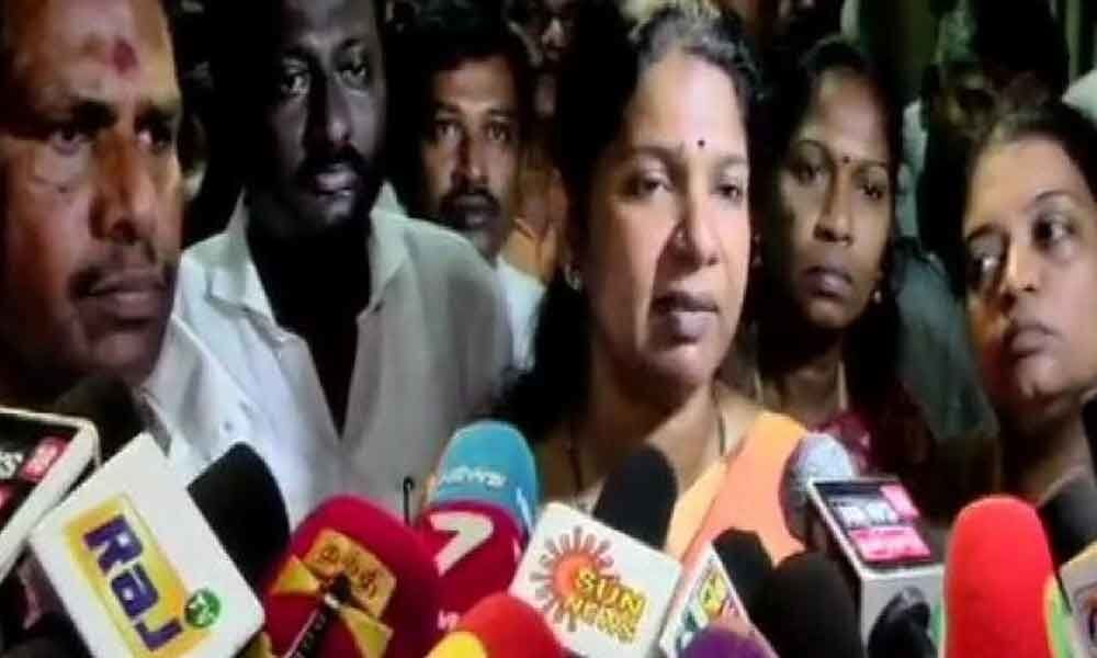 BJP cant stop me from winning polls: Kanimozhi, calls I-T raids planned