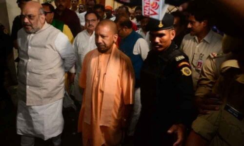 Election Commission ban on Yogi lands in Ayodhya temple meets saints