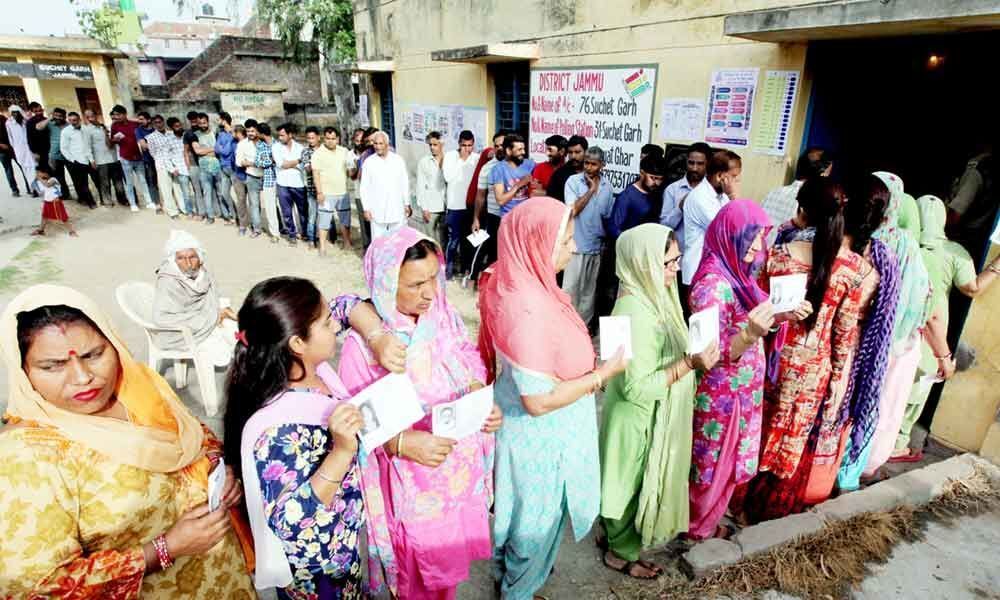 Voting muted in Srinagar, brisk in Udhampur