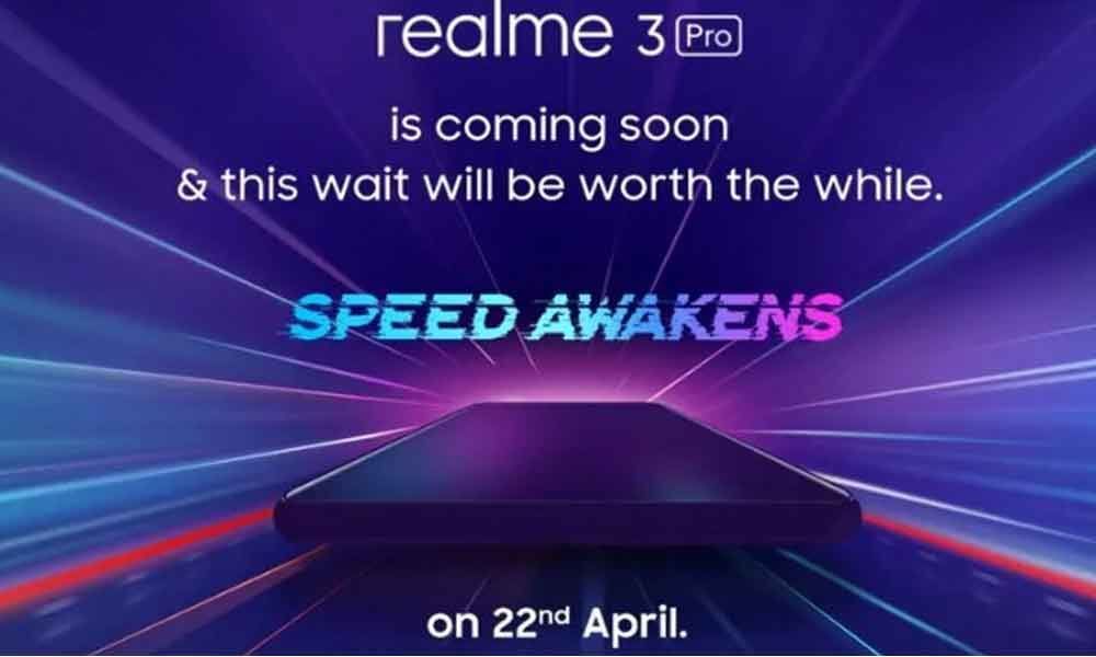 Realme 3 Pro Blind Orders to start on April 19
