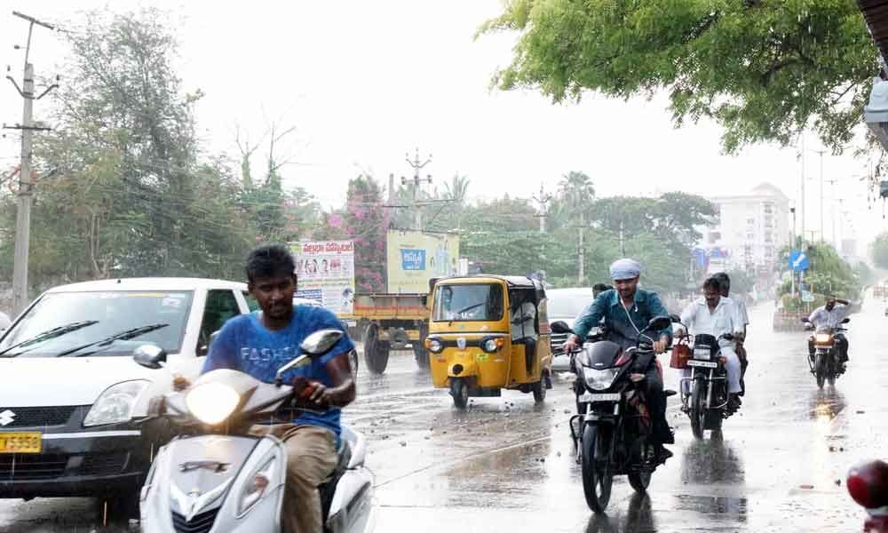 Tirupati receives showers