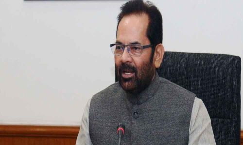 Election Commission warns Naqvi over Modiji ki Sena remark