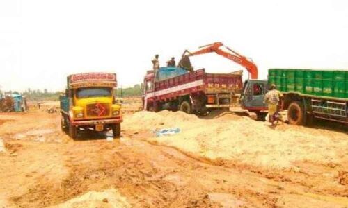 Illegal sand mining rampant in Srikakulam