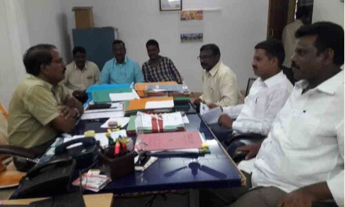 SCCL AGM conducts review meeting with workers