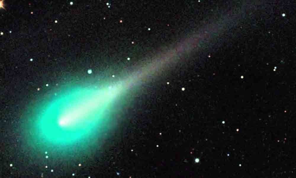 comet in space