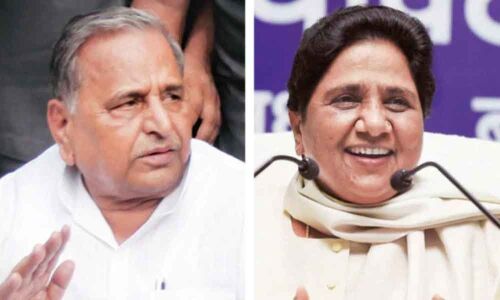 Arch-rival Mulayam-Mayawatis joint rally in Mainpuri