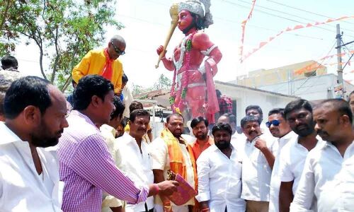 KKM Trust chief Kuna in Shobha Yatra