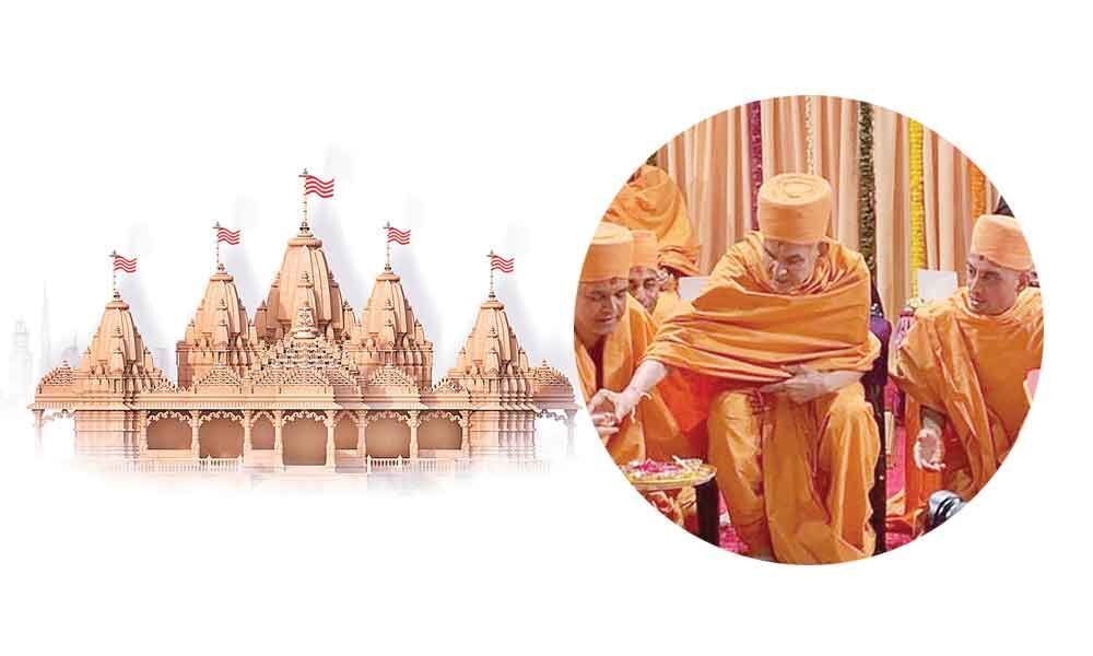 Indians rejoice as stone laid for first Hindu temple in Abu Dhabi