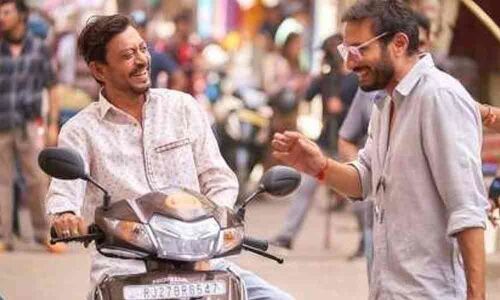 Irrfan Khan And Homi Adajania In Udaipur for Angrezi Medium
