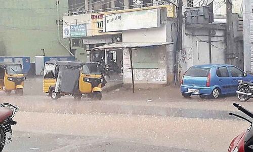 Rains lash Vizianagaram district