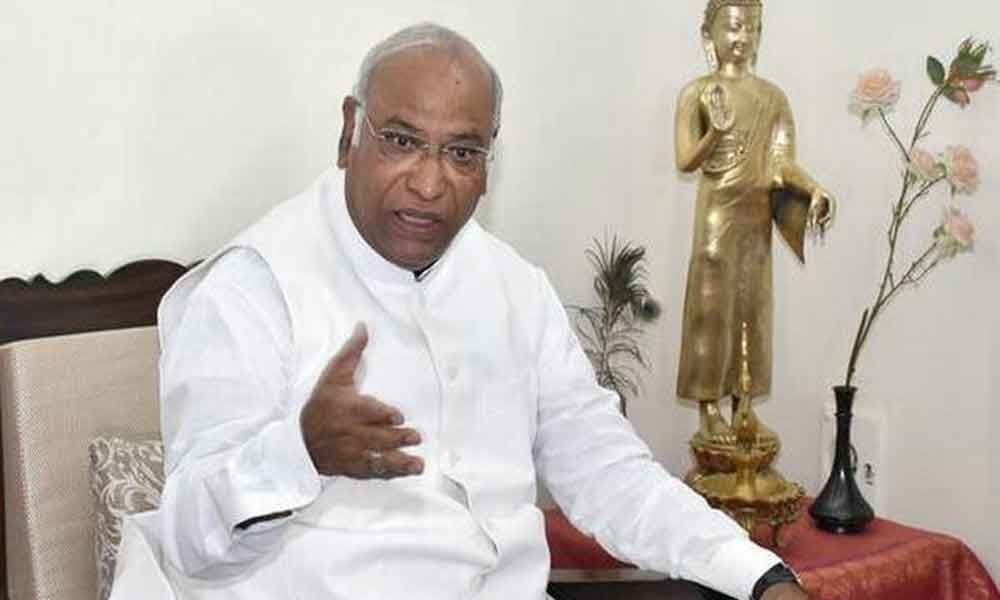 Elections not tough, BJP building hype around its candidate: Mallikarjun Kharge