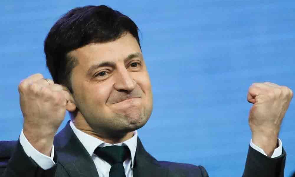 Landslide win for comedian Zelensky in Ukraine presidency polls