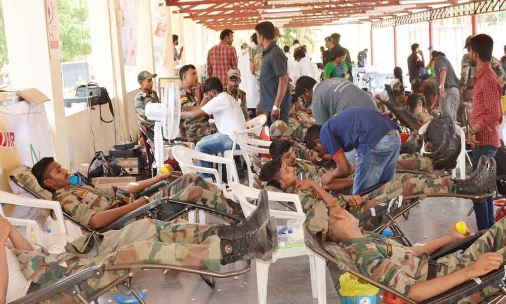 Artillery Centre holds blood donation camp