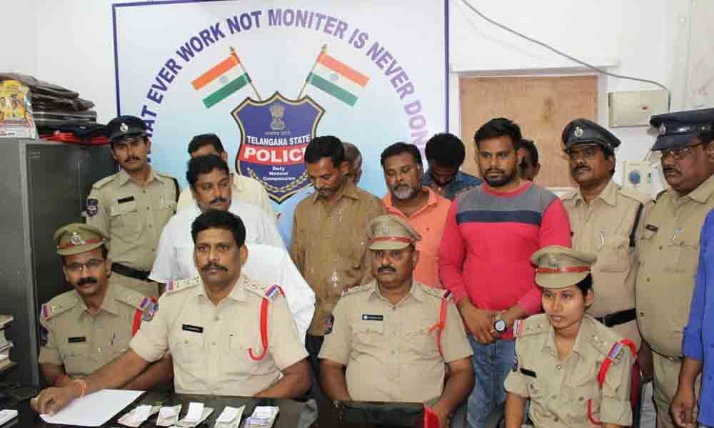 Nine held for cricket betting in Kothagudem