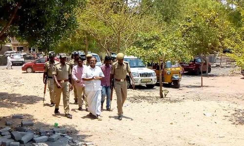 Vivekananda Reddy murder accused produced before magistrate at Proddatur