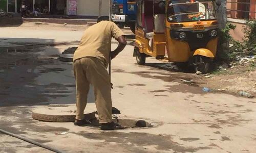 Residents grapple with overflowing drains
