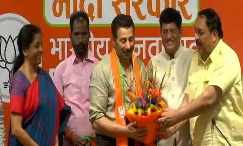 Bollywood actor Sunnny Deol joins BJP