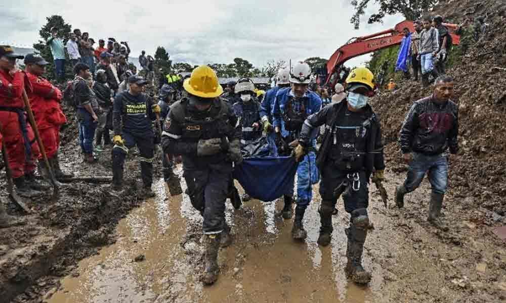 Colombia mudslide death toll rises to 20