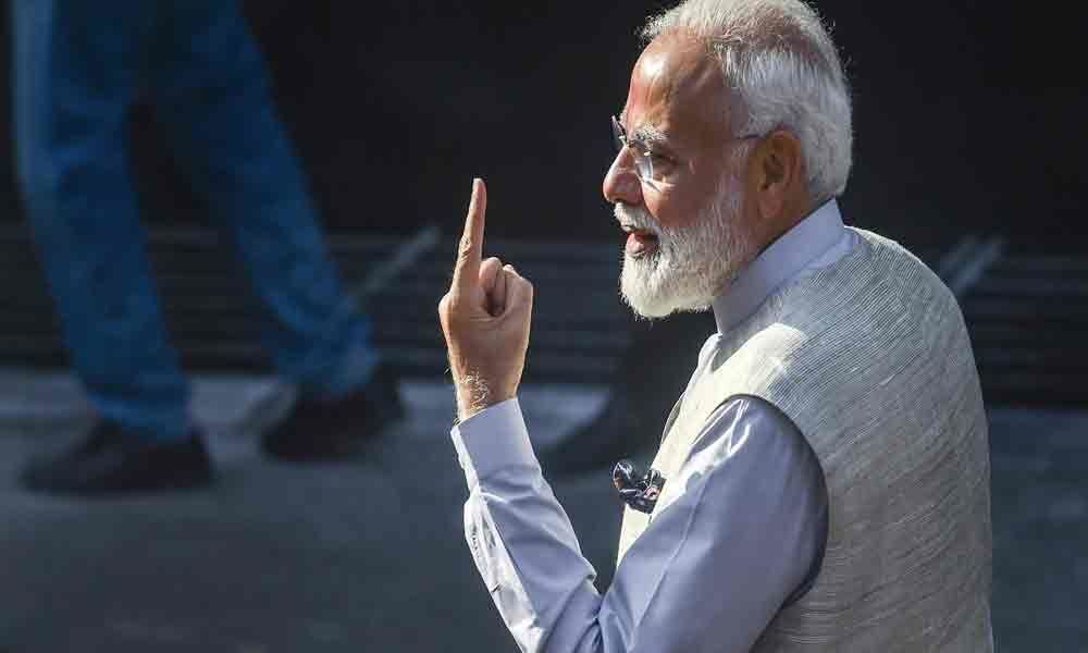 Voter ID more powerful than IED: PM Modi