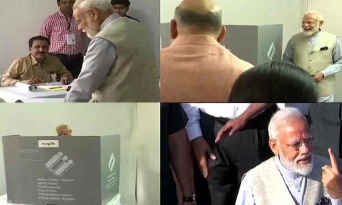 Voter ID stronger than IED: Modi after voting