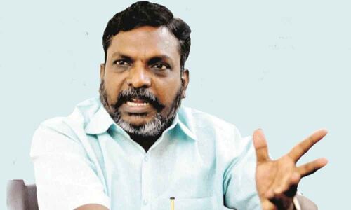 Thol Thirumavalavan: More than 95 Dalits were not allowed to vote in TN