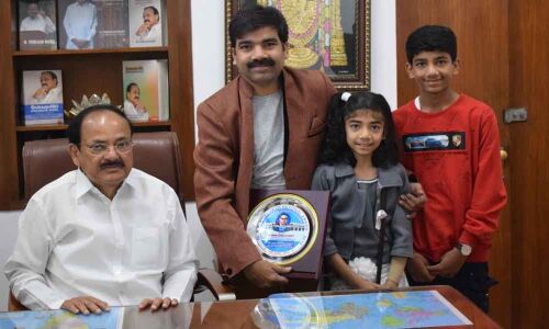 Honoured for social service