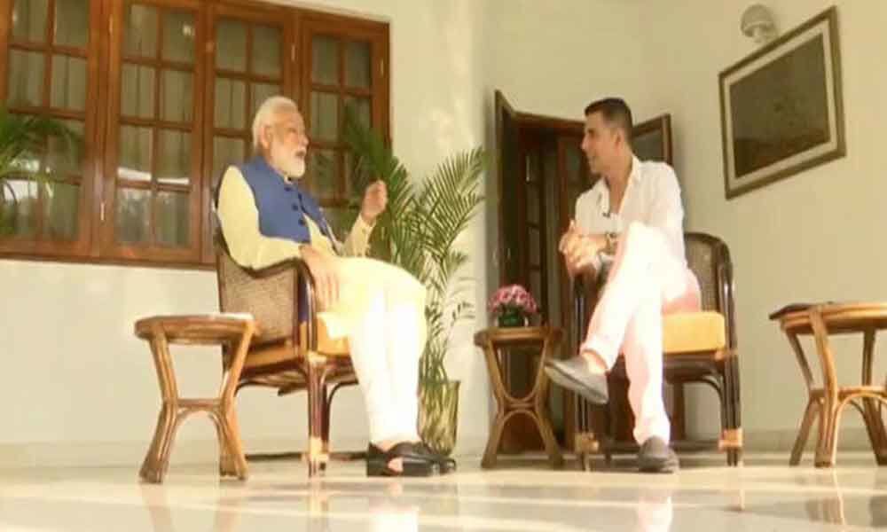 PM Modi shares his likes, life moments with Akshay Kumar