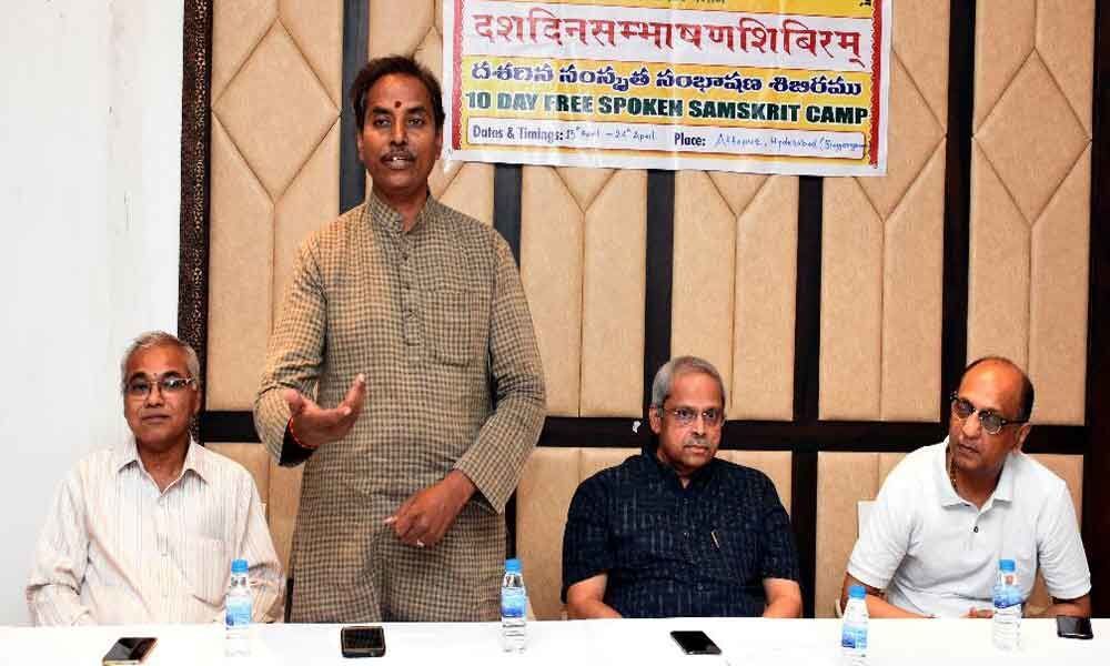 Sanskrit language camp concludes