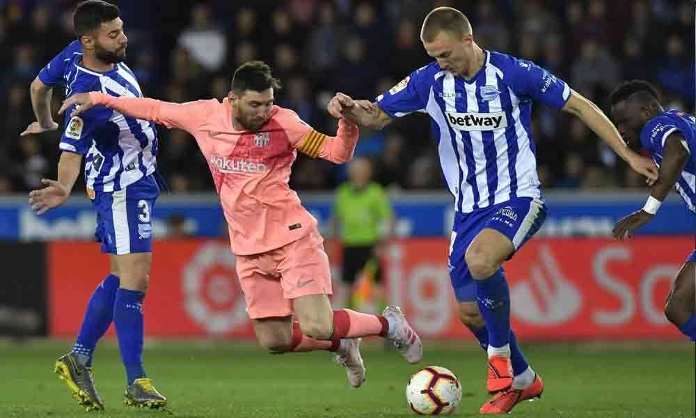 Messi rests as Barca win over Alaves