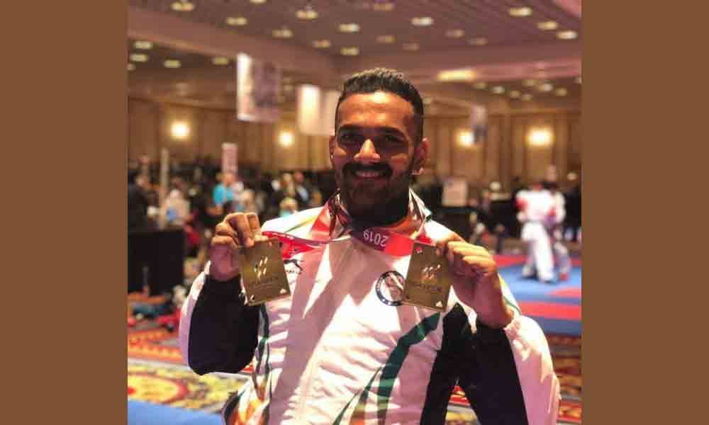 Teja bags two gold medals in USA Open