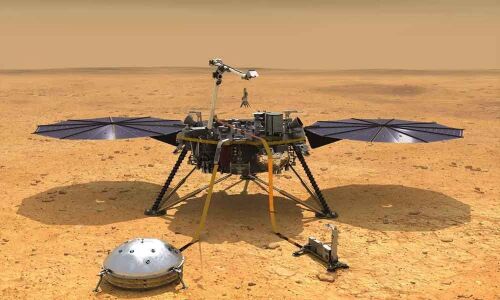 NASA lander detects first Marsquake