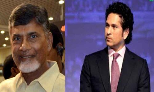 CM Chandrababu Naidu birthday wishes to Sachin Tendulkar
