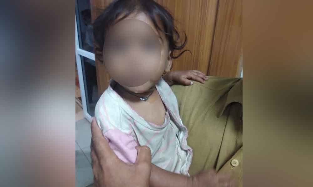 Unknown Baby boy found at Kompally in Petbasheerabad PS limits