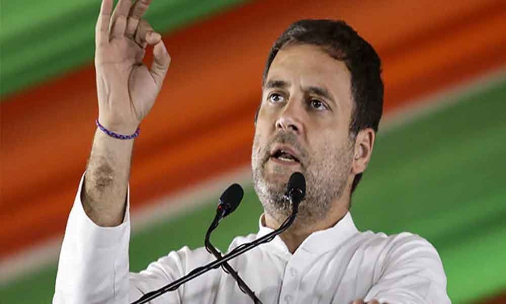 Ache din now replaced with chowkidar chor hai: Rahul in Rajasthan