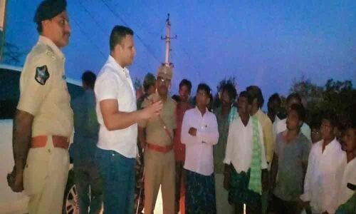 SP visits Kalanuthala village