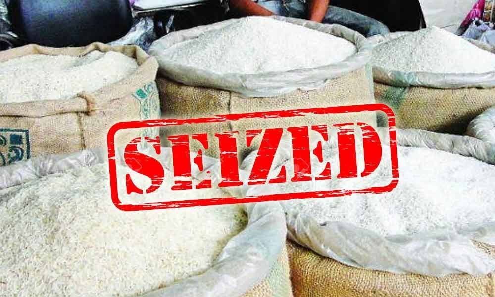 Vigilance officials seized 12 quintal PDS rice in Hyderabad