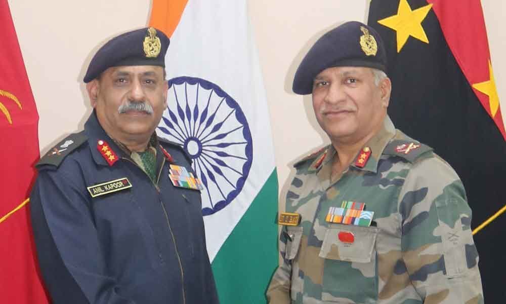 Lieutenant General Anil Kapoor visits Telangana and Andhra Sub Area headquarters