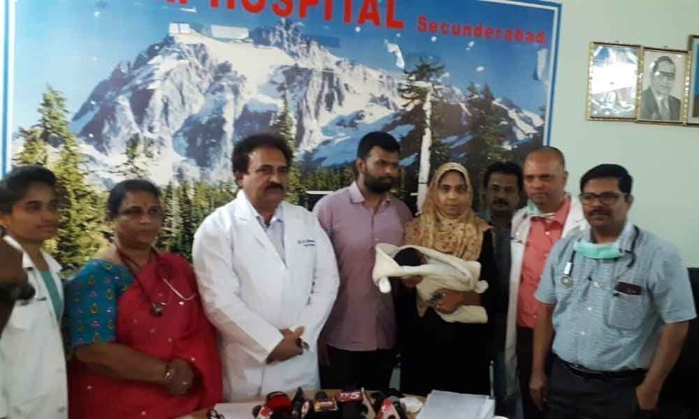 Gandhi Hospital doctors perform rare surgery to save mother, child