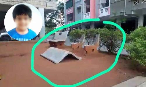 Six-year-old boy died in the park at Hyderguda under Rajendranagar PS limits