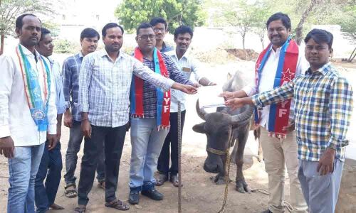 Students stage novel protest in Hanamkonda