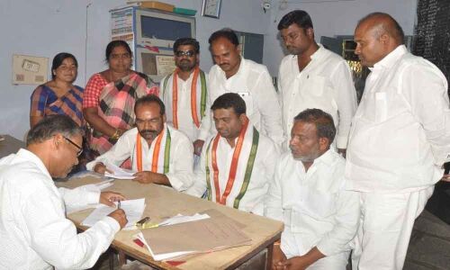 Candidates file papers for local polls